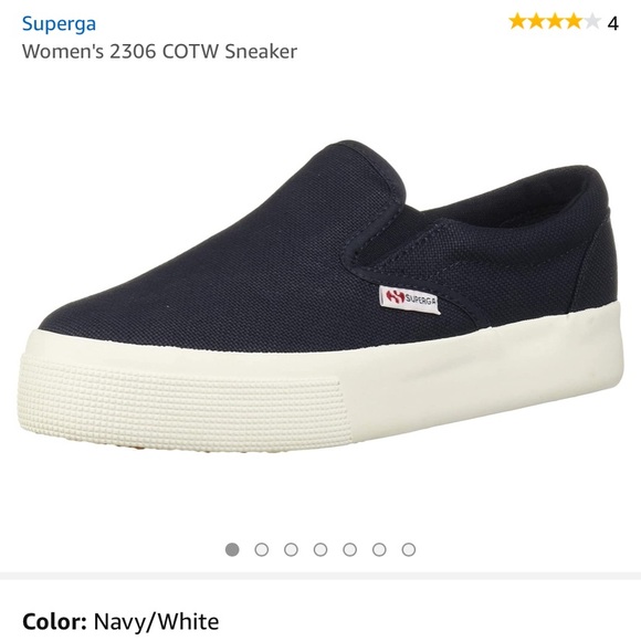 superga navy platform